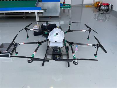 Modeling of the control logic of a UASS based on coefficient of variation spraying distribution analysis in an indoor flight simulator